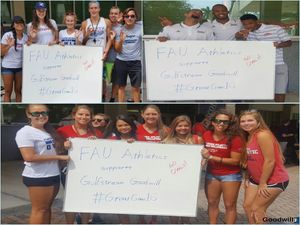 Image post by @FAUAthletics on Facebook