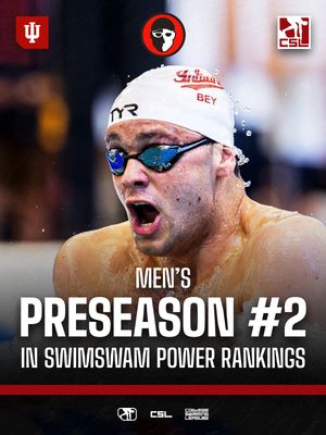 Image post by @collegeswimmingleague on Instagram