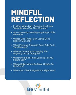 Image post by @Bemindful.us.org on Facebook