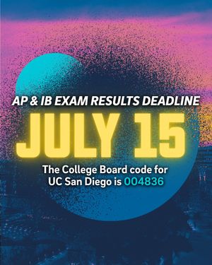 Image post by @ucsdadmissions on Instagram