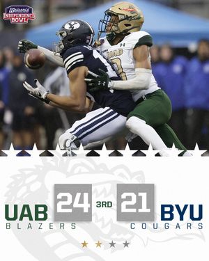 Image post by @UAB_FB on Twitter