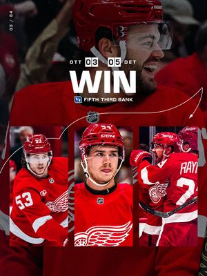 Image post by @DetroitRedWings on Twitter/X