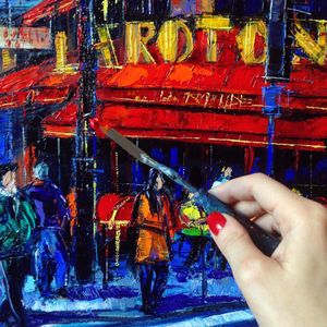 Image post by @monaedulescoart on Instagram