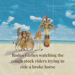 Image post by @Rodeo Girlies Club on Facebook