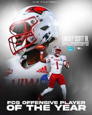 Image post by @UIWFootball on Twitter