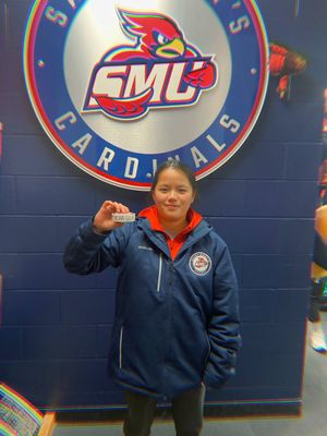 Image post by @SMUWHockey on Twitter