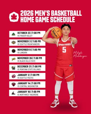 Image post by @sfu_athletics on Instagram