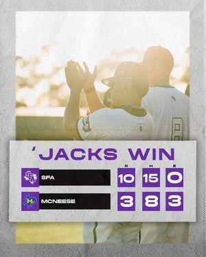 Image post by @sfa.baseball on Facebook
