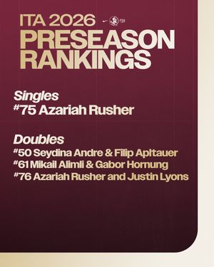 Image post by @fsumtennis on Instagram