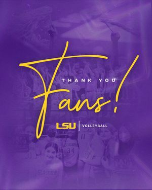 Image post by @lsuvolleyball on Instagram