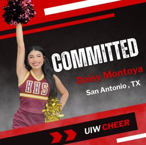 Image post by @uiwcheer on Instagram