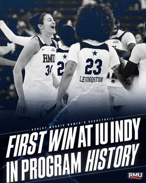 Image post by @rmuwbasketball on Instagram