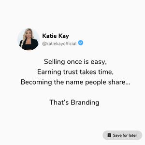 Image post by @katiekayofficial on Instagram