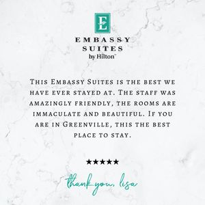Image post by @embassysuitesgvilledt on Instagram