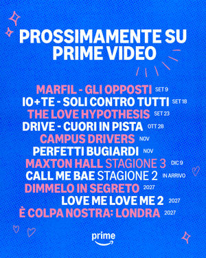 Image post by @primevideoit on Instagram