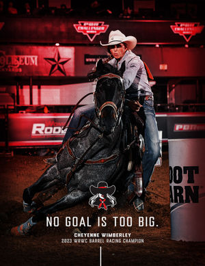 Image post by @womensrodeo on Instagram