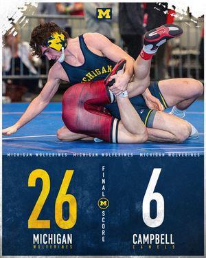 Image post by @umichwrestling on Instagram