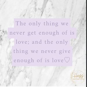 Image post by @HessBeautyBar on Facebook