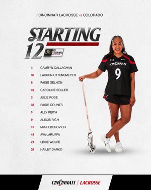 Image post by @GoBearcatsLAX on Twitter
