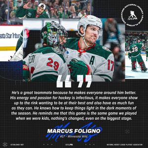 Image post by @NHLPA on Twitter