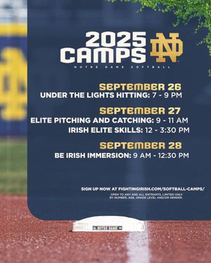 Image post by @NDsoftball on Twitter/X