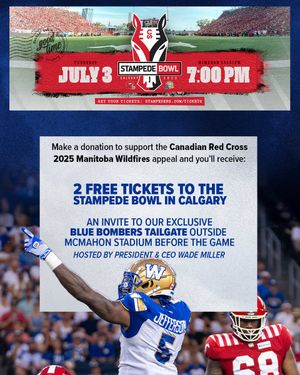 Image post by @Wpg_BlueBombers on Twitter