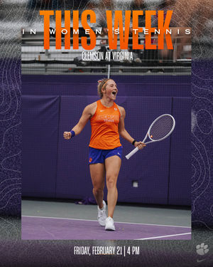 Image post by @clemsonwtennis on Instagram