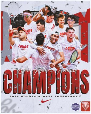 Image post by @UNMLoboMTennis on Twitter