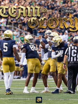 Image post by @ndfootball on Instagram