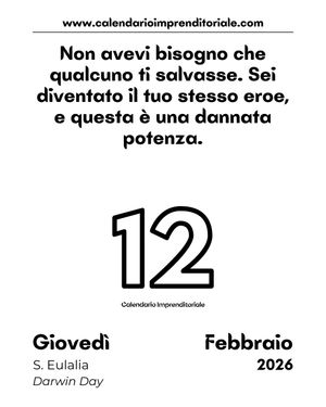 Image post by @calendarioimprenditoriale on Instagram