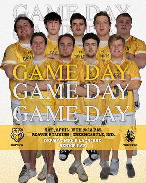 Image post by @DePauwAthletics on Twitter