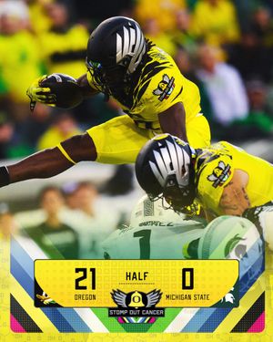 Image post by @oregonfootball on Twitter