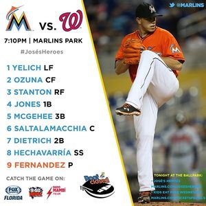 Image post by @marlins on Instagram