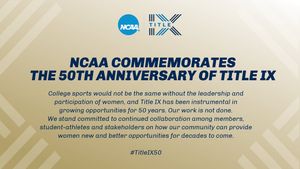 Image post by @NCAA on Twitter/X