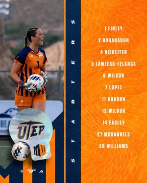 Image post by @UTEPSoccer on Facebook