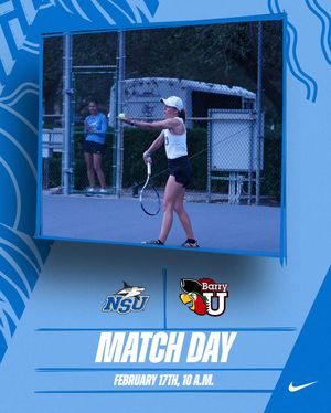Image post by @nsu_wtennis on Instagram
