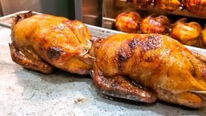 Video post by @budsrotisserie on Facebook