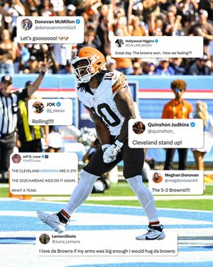 Image post by @Browns on Twitter/X