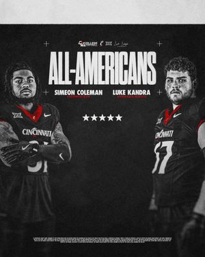 Image post by @GoBearcatsFB on Twitter