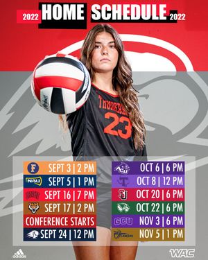 Image post by @SUUVolleyball on Twitter