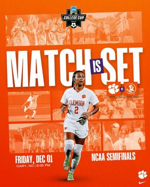Image post by @clemsonwsoccer on Instagram