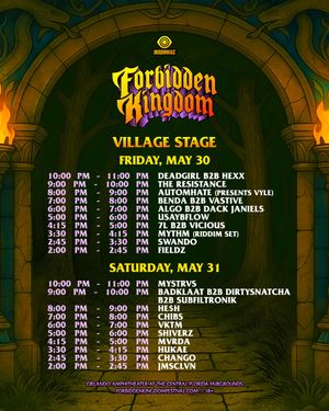 Image post by @forbiddenkingdomfest on Instagram