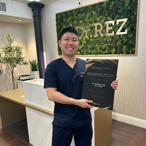 Image post by @drrezdental on Facebook