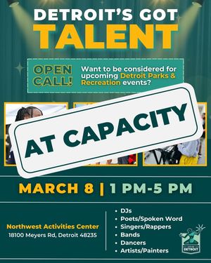 Image post by @DetroitParksRec on Facebook