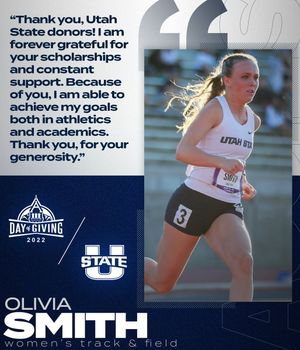 Image post by @USUAthletics on Twitter