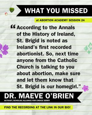 Image post by @shoutyourabortion on Instagram