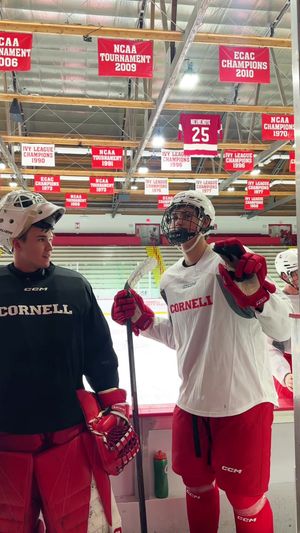 Video post by @cornellmhockey on TikTok