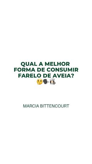 Video post by @eusoumarciabittencourt on Instagram