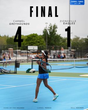 Image post by @carmelhsgirlstennis on Instagram