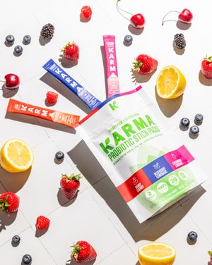 Image post by @drinkkarmawater on Instagram
